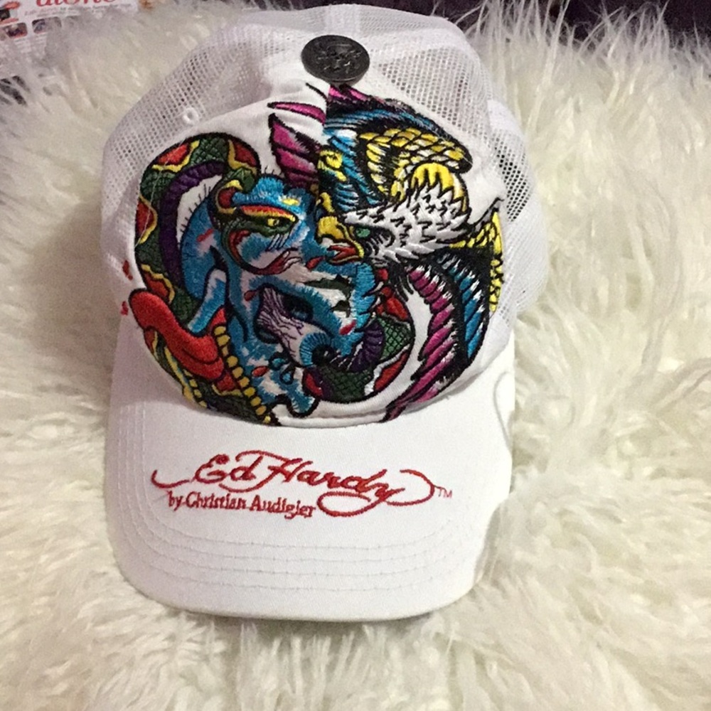 Ed hardy hat very good condition